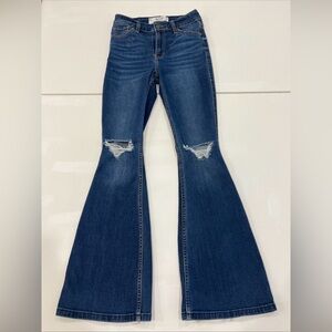 Hollister Blue Flare & Wide Leg Jeans